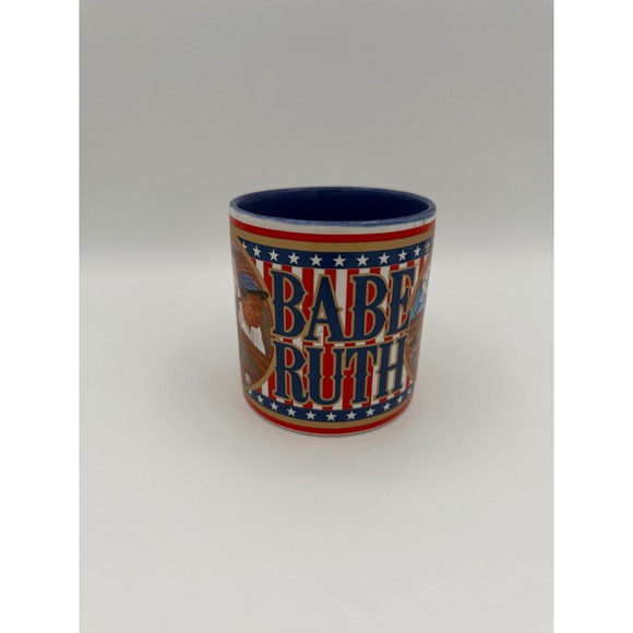 Vintage Babe Ruth Baseball Mug, Sports Impressions 1992, Baseball Memorabilia - Picture 1 of 4